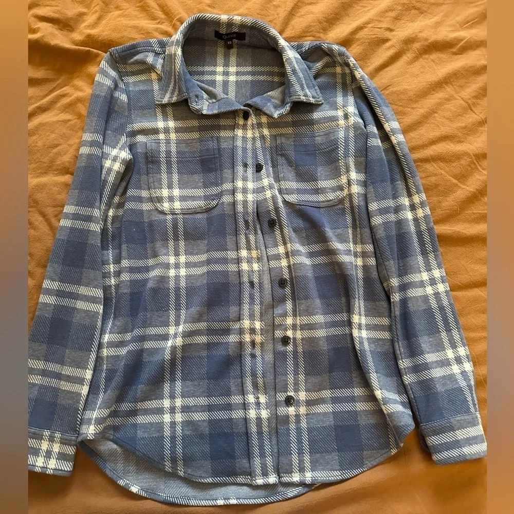 Quince Stretch Sweater Fleece Shirt Size XS